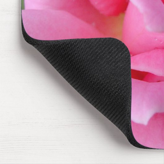 Perfekte rosa Rose Mousepad (Ecke)