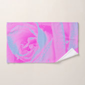 Perfekte Rose für Hot Pink und Light Blue Badhandtuch Set (Handtuch)