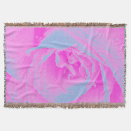 Perfekte Rose für Hot Pink und Light Blue Decke