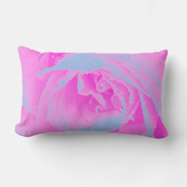 Perfekte Rose für Hot Pink und Light Blue Lendenkissen