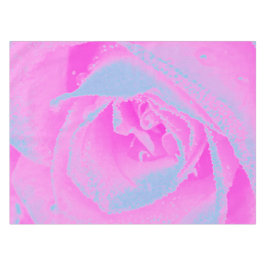 Perfekte Rose für Hot Pink und Light Blue Tischdecke