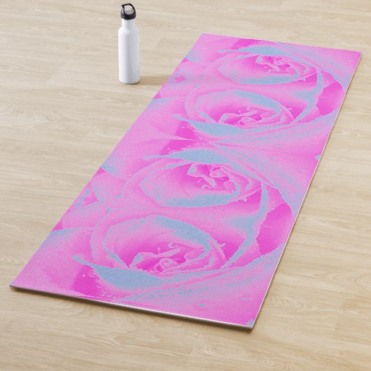 Perfekte Rose für Hot Pink und Light Blue Yogamatte (Beispiel)