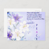 Perfekte Ruhe Postkarte (Vorne/Hinten)