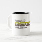 Perfekte Schönheit Zweifarbige Tasse (Vorderseite Links)