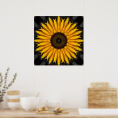 Perfekte Sonnenblume Poster (Küche)
