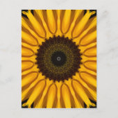 Perfekte Sonnenblume Postkarte (Vorderseite)