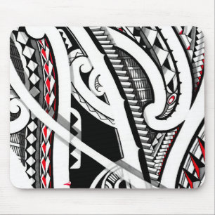Perfekte Stammes- polynesische/Maori- Mousepad