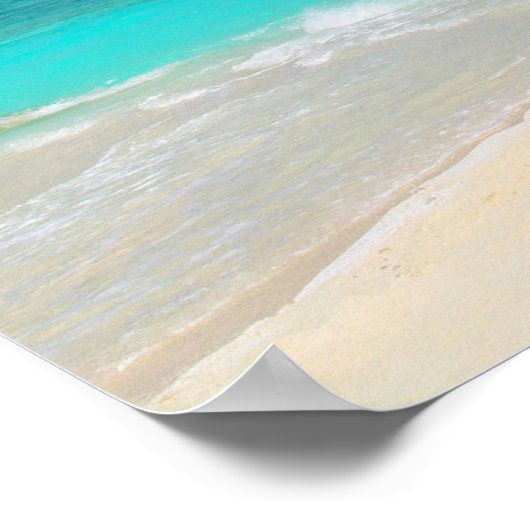 Perfekte Strandhütte Poster (Ecke)