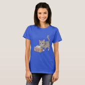 Perfekte Taschentuchbox-Katze T-Shirt (Vorne ganz)