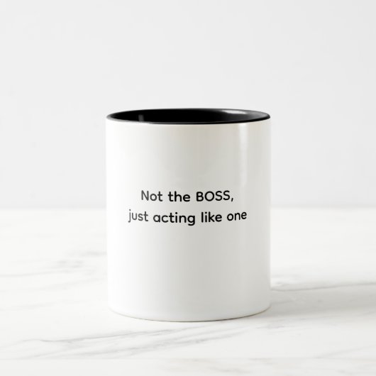 Perfekte Tasse für den Chef/ die Chefin des eigene (Mittel)