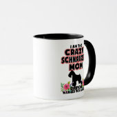 Perfekte Tasse für Hundefreunde mit Schnauzer (VorderseiteRechts)