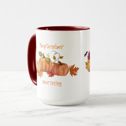 perfekte Tasse mit Kaffee (Vorderseite Links)