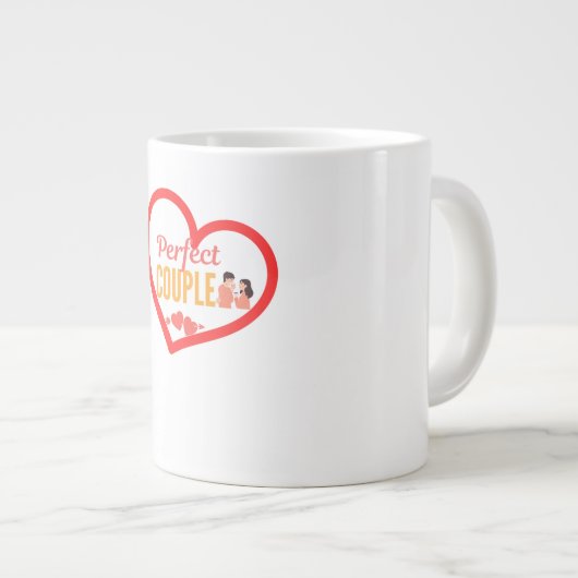 Perfekte Tasse - Romantisches Geschenk für Ihn und (Vorderseite Rechts)
