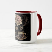 Perfekte Tasse und Tassen für Kaffee und Tee. (VorderseiteRechts)