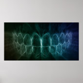 Perfekte Teeth Bite Dentist Orthodontist Poster (Vorne)
