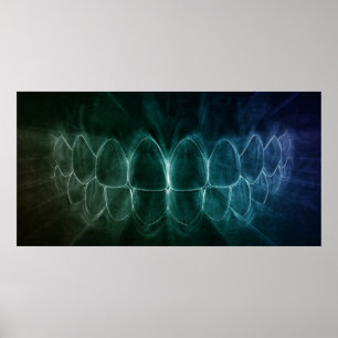 Perfekte Teeth Bite Dentist Orthodontist Poster