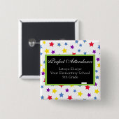 Perfekte Teilnahme Star Button (Vorne & Hinten)