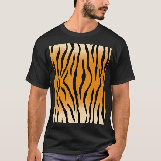 Perfekte Tiger Streifen T-Shirt (Vorderseite)