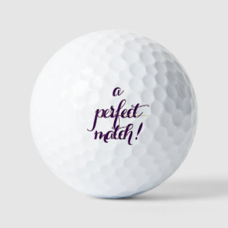 Perfekte Übereinstimmung Golfball