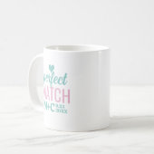 Perfekte Übereinstimmung Junggesellinnen-Abschieds Kaffeetasse (Vorderseite Links)
