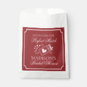 Perfekte Übereinstimmung Matchbox Hochzeits- Desse Geschenktütchen (Vorderseite)