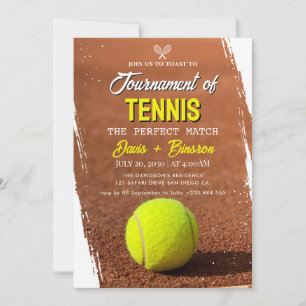 Perfekte Übereinstimmung   Tennis Country Club Einladung
