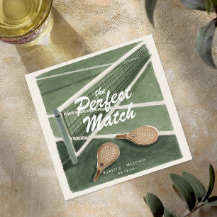 Perfekte Übereinstimmung Tennis Country Club Hoc Serviette