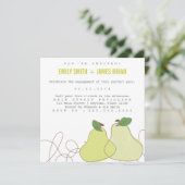 Perfekte Verlobung Ankündigung (Stehend Vorderseite)