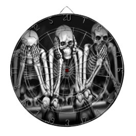 Perfekte Wandschrank Skelette-Holga Dartscheibe