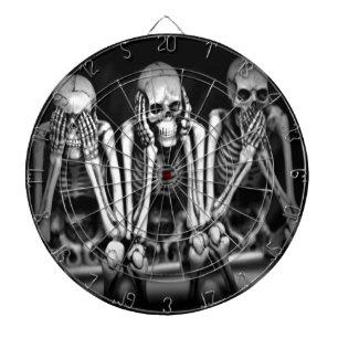 Perfekte Wandschrank Skelette-Holga Dartscheibe