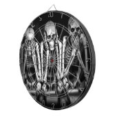 Perfekte Wandschrank Skelette-Holga Dartscheibe (Vorderseite rechts)