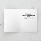 Perfekte Weihnachtsbaumkarte Dankeskarte (Innenseite)