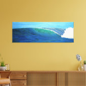 Perfekte Welle Leinwanddruck (Insitu (Wohnzimmer))