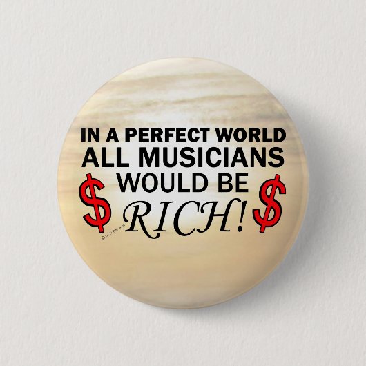 Perfekte Welt Button (Vorderseite)