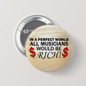 Perfekte Welt Button (Vorne & Hinten)