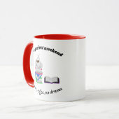 Perfekte Wochenendbücher, Kaffee ohne Drama Tasse (Vorderseite Links)