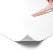 Perfekte Wohngestaltung Geschenk für Weinliebhaber Poster (Ecke)