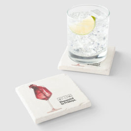 Perfekte Wohngestaltung Geschenk für Weinliebhaber Steinuntersetzer