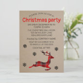 Perfekte, wunderschöne Weihnachtsfeier Einladung (Stehend Vorderseite)