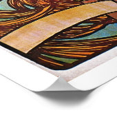 Perfekte Zyklen Alphonse Mucha Art Nouveau Poster (Ecke)