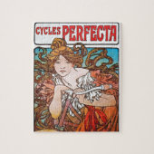 Perfekte Zyklen Alphonse Mucha Art Nouveau Puzzle (Vertikal)