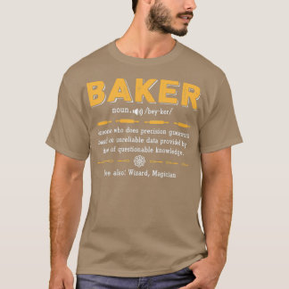 Perfekter Baker Definition Funny Baking Sprichwort T-Shirt