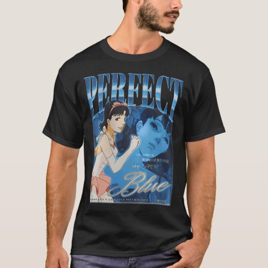 Perfekter Blaue Mima Kirigoe T-Shirt (Vorderseite)