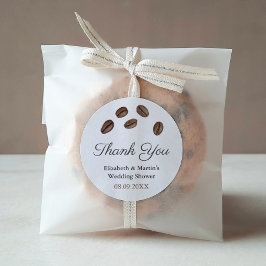 Perfekter Blend Wasserfarbe Kaffeebohnen Vielen Da Runder Aufkleber