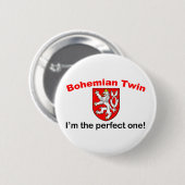 Perfekter Bohemischer Zwilling Button (Vorne & Hinten)