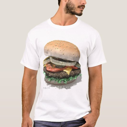 Perfekter Burger T-Shirt (Vorderseite)