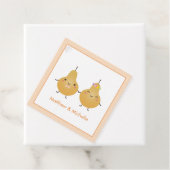 Perfekter Cartoon Bride & Groom Elegante Hochzeit Geschenkanhänger (Beispiel)