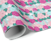 Perfekter, Cool rosa Geschmack Geschenkpapier (Rolleneckpunkt)