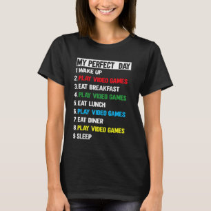 Perfekter Day Gamer für Teen Boys Children Videosp T-Shirt