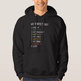 Perfekter Day TV Men Boys Teen TV Hoodie